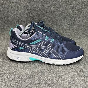 Asics Gel-Venture 7 Trail‎ Running Shoes Women's Size 10 Blue Athletic Sneakers